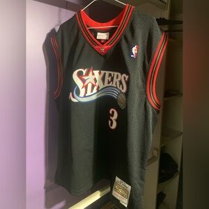 Allen Iverson Philadelphia 76ers Jersey 2000/01 Hardwood Classic Throwback XL